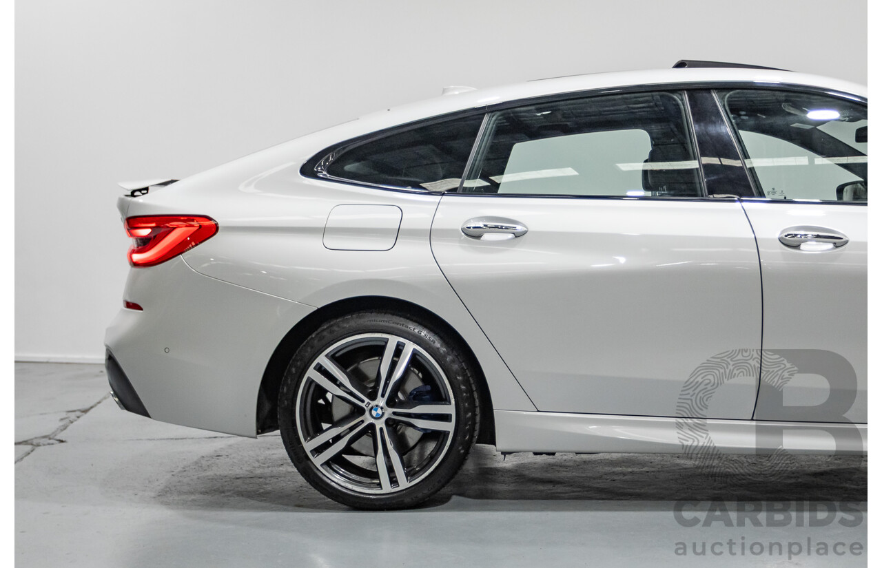 9/2017 BMW 630i M Sport Gran Coupe G32 5D Hatchback Mineral White Metallic Turbo 2.0L