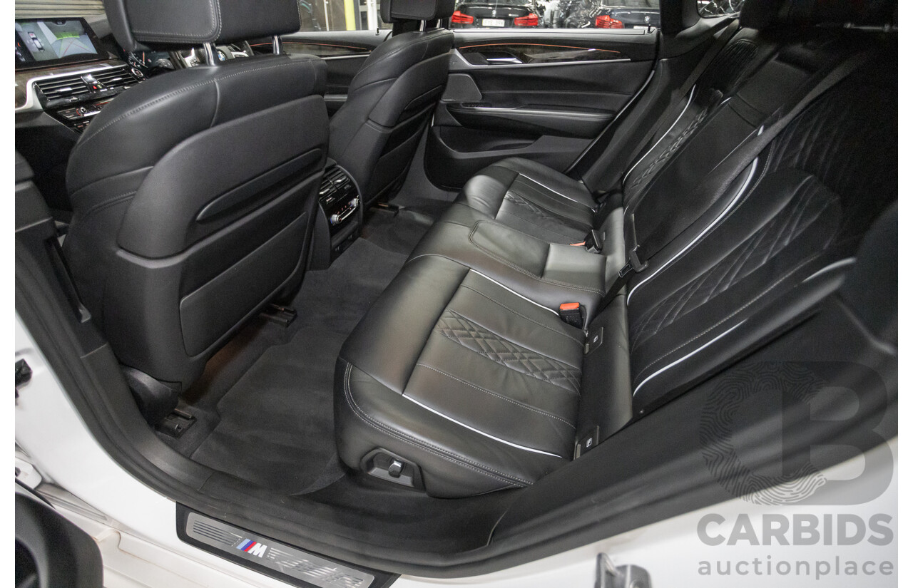 9/2017 BMW 630i M Sport Gran Coupe G32 5D Hatchback Mineral White Metallic Turbo 2.0L