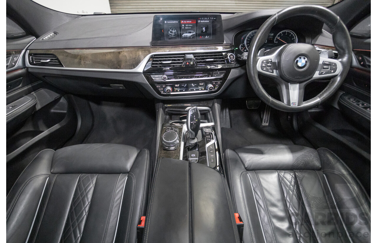 9/2017 BMW 630i M Sport Gran Coupe G32 5D Hatchback Mineral White Metallic Turbo 2.0L