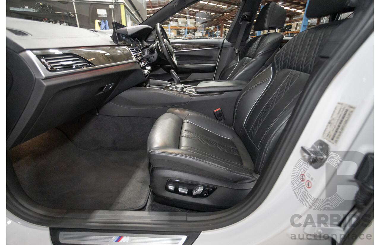 9/2017 BMW 630i M Sport Gran Coupe G32 5D Hatchback Mineral White Metallic Turbo 2.0L