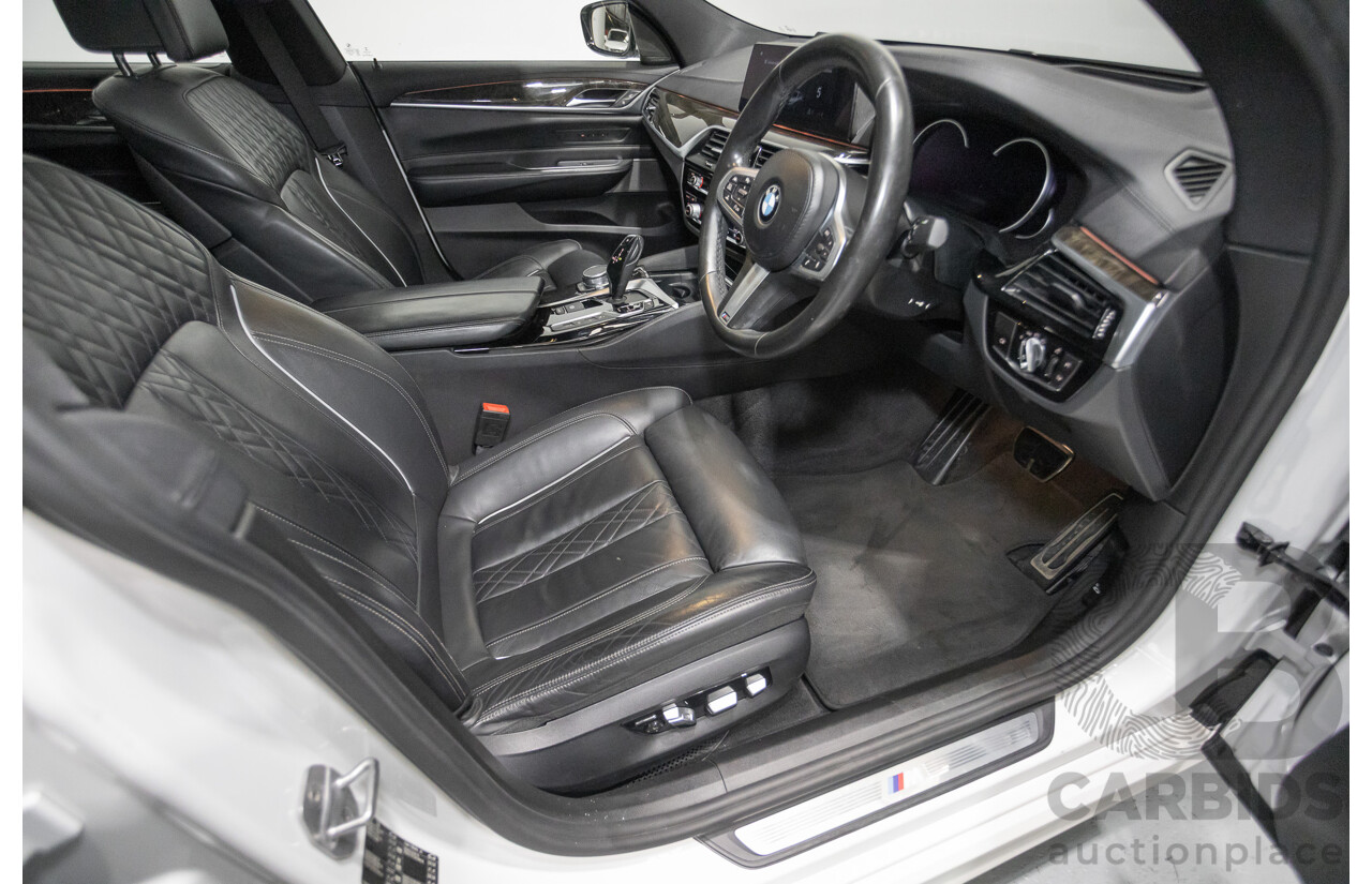 9/2017 BMW 630i M Sport Gran Coupe G32 5D Hatchback Mineral White Metallic Turbo 2.0L