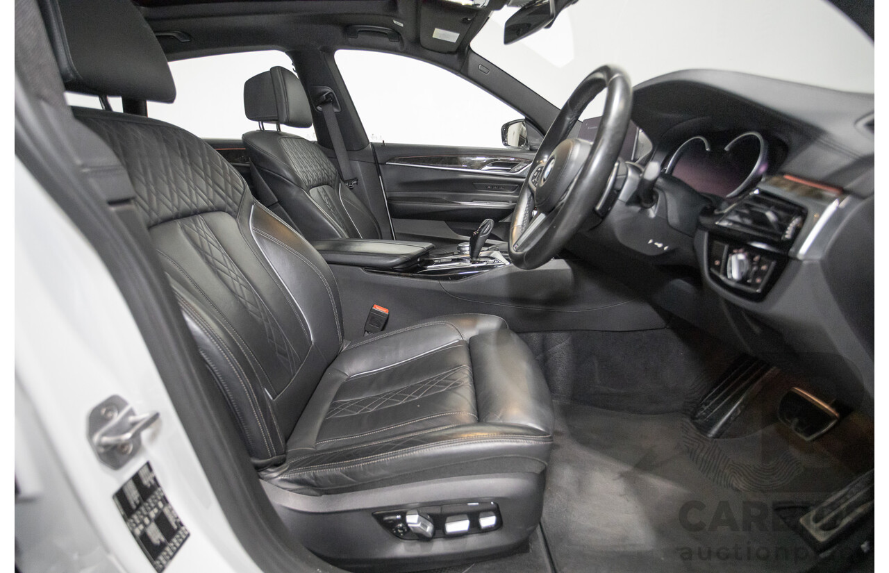 9/2017 BMW 630i M Sport Gran Coupe G32 5D Hatchback Mineral White Metallic Turbo 2.0L