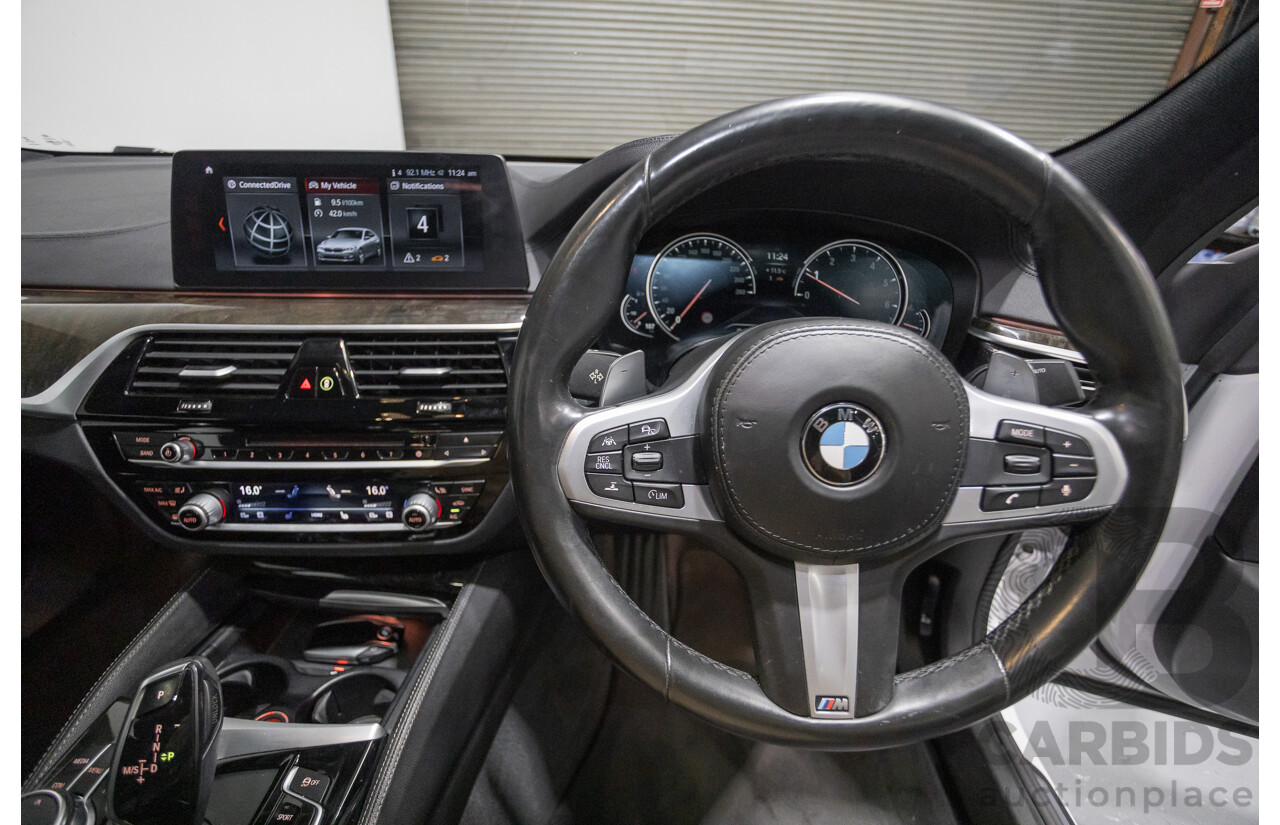 9/2017 BMW 630i M Sport Gran Coupe G32 5D Hatchback Mineral White Metallic Turbo 2.0L