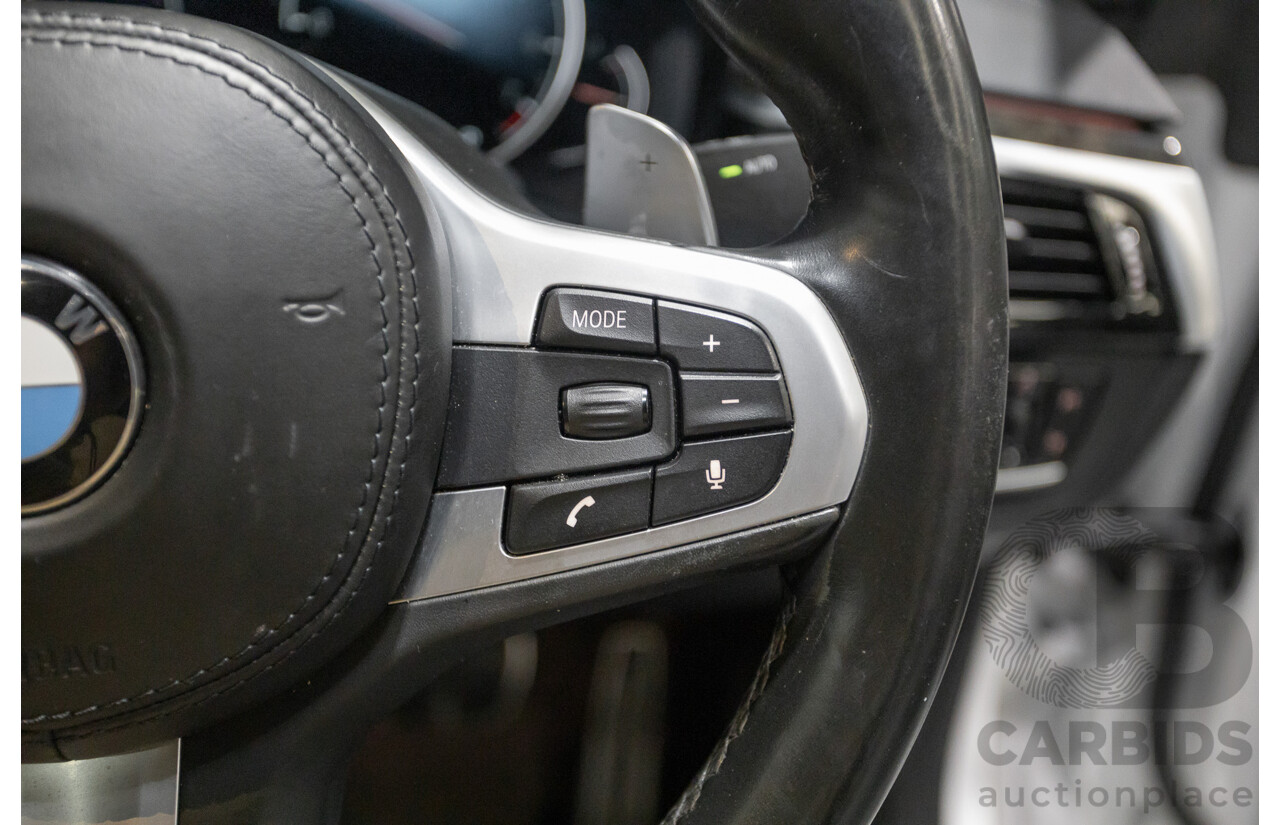 9/2017 BMW 630i M Sport Gran Coupe G32 5D Hatchback Mineral White Metallic Turbo 2.0L