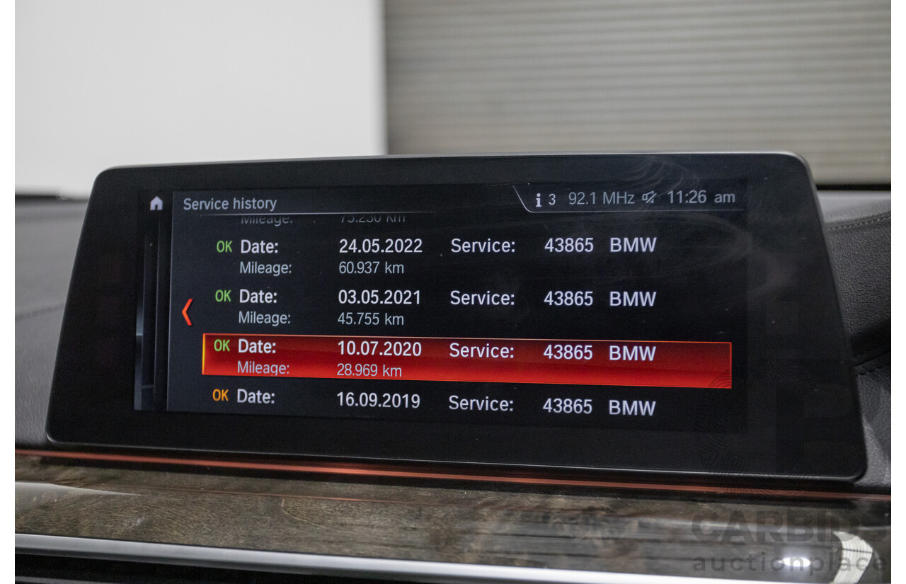 9/2017 BMW 630i M Sport Gran Coupe G32 5D Hatchback Mineral White Metallic Turbo 2.0L