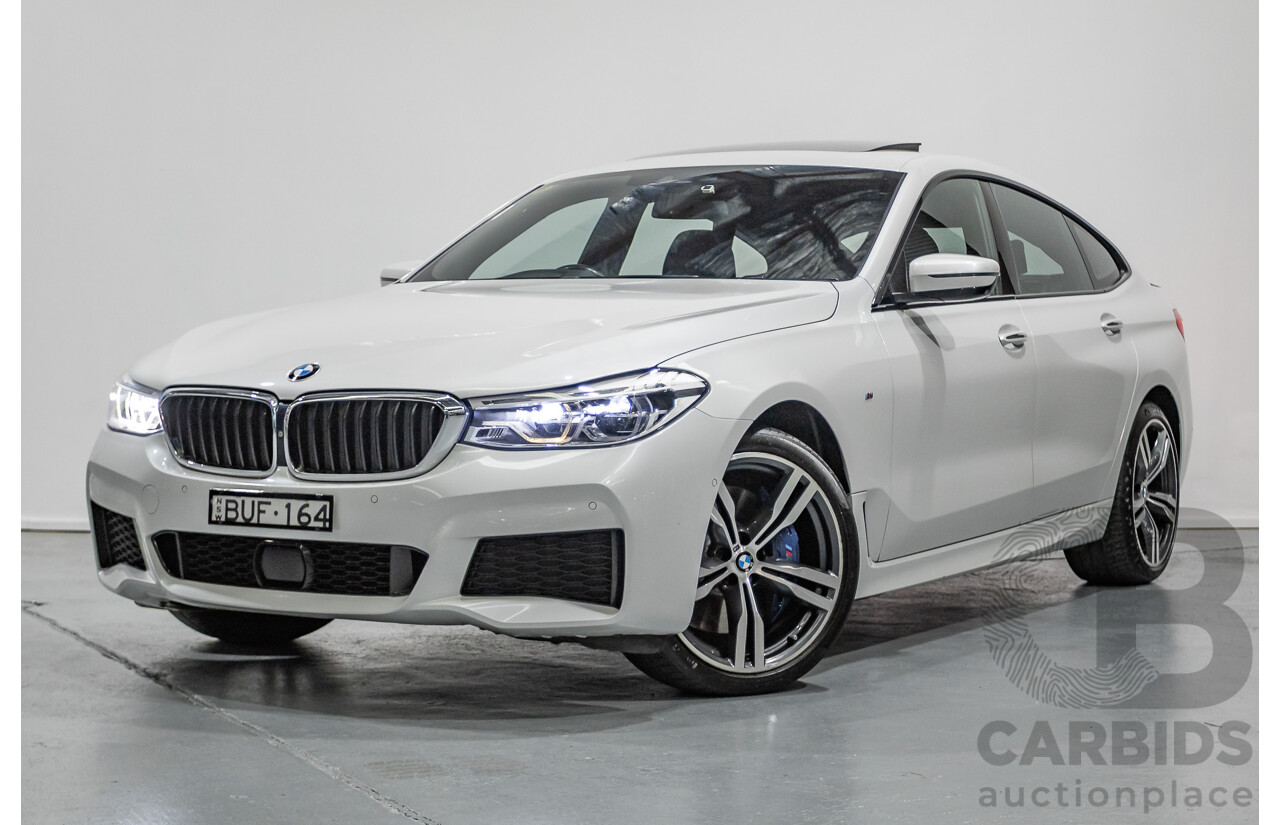 9/2017 BMW 630i M Sport Gran Coupe G32 5D Hatchback Mineral White Metallic Turbo 2.0L