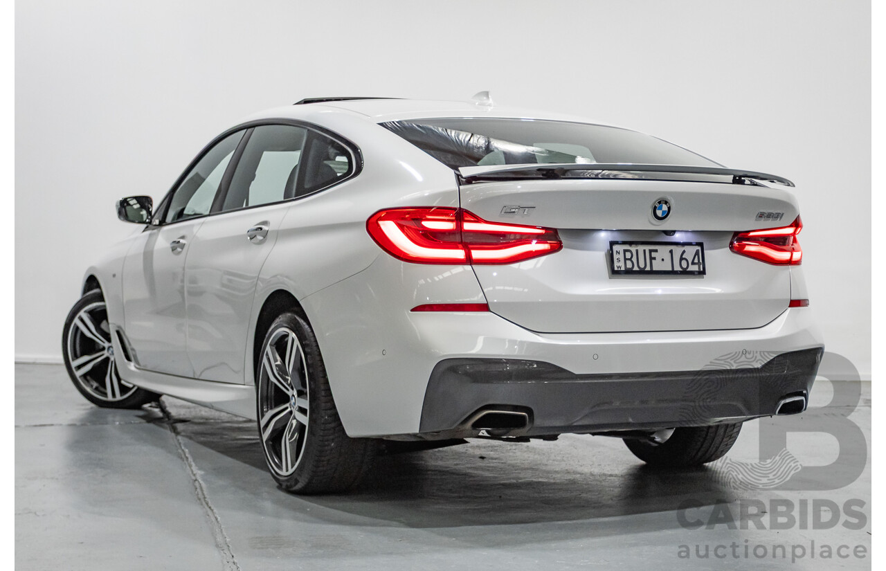 9/2017 BMW 630i M Sport Gran Coupe G32 5D Hatchback Mineral White Metallic Turbo 2.0L