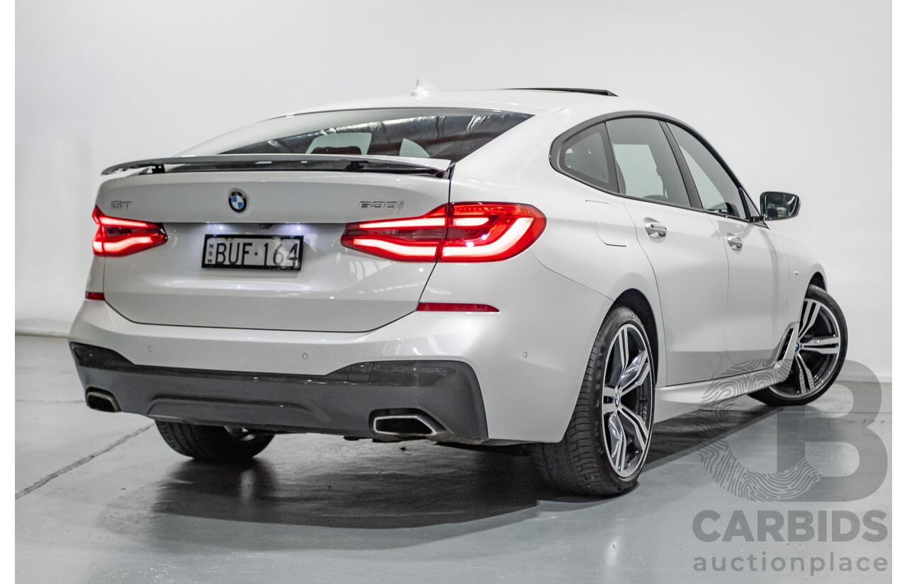 9/2017 BMW 630i M Sport Gran Coupe G32 5D Hatchback Mineral White Metallic Turbo 2.0L