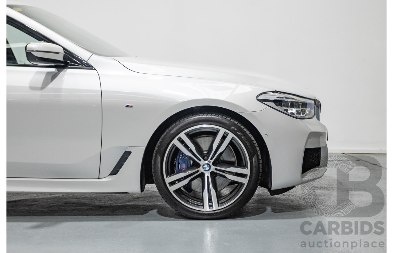 9/2017 BMW 630i M Sport Gran Coupe G32 5D Hatchback Mineral White Metallic Turbo 2.0L