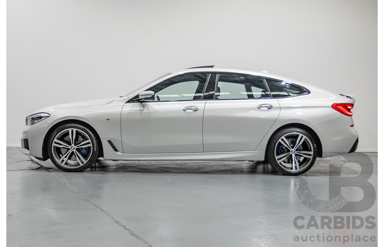 9/2017 BMW 630i M Sport Gran Coupe G32 5D Hatchback Mineral White Metallic Turbo 2.0L