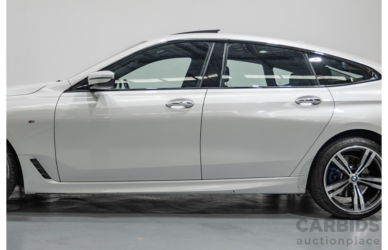 9/2017 BMW 630i M Sport Gran Coupe G32 5D Hatchback Mineral White Metallic Turbo 2.0L