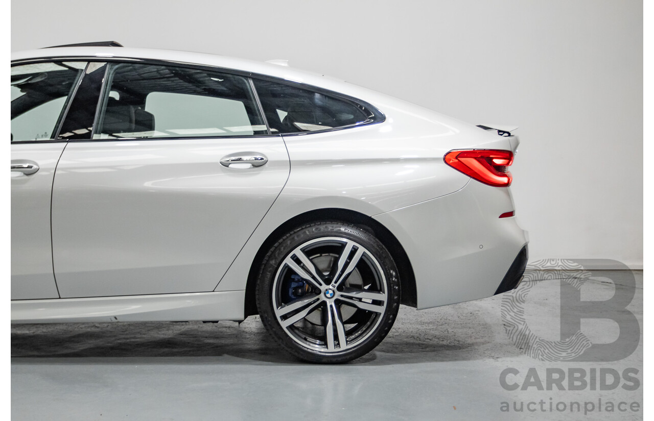 9/2017 BMW 630i M Sport Gran Coupe G32 5D Hatchback Mineral White Metallic Turbo 2.0L