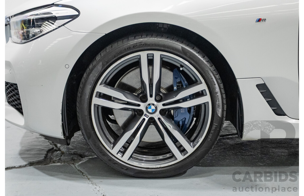 9/2017 BMW 630i M Sport Gran Coupe G32 5D Hatchback Mineral White Metallic Turbo 2.0L