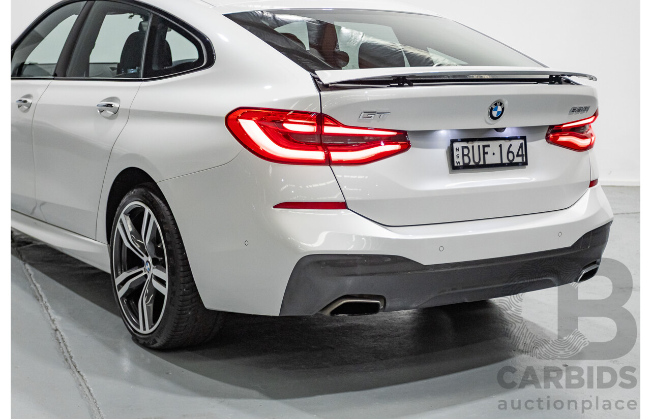 9/2017 BMW 630i M Sport Gran Coupe G32 5D Hatchback Mineral White Metallic Turbo 2.0L