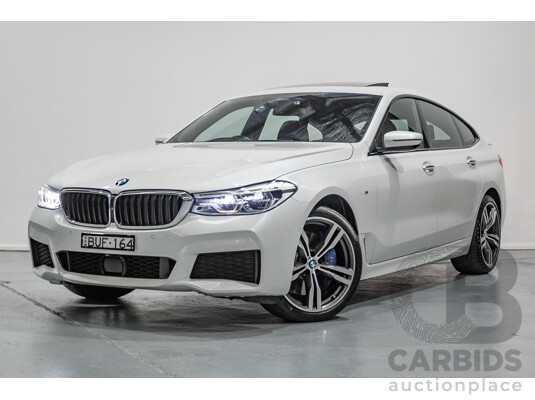 9/2017 BMW 630i M Sport Gran Coupe G32 5D Hatchback Mineral White Metallic Turbo 2.0L