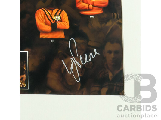 1661155 · Framed Signed 'The Pride of the West Tigers' Print