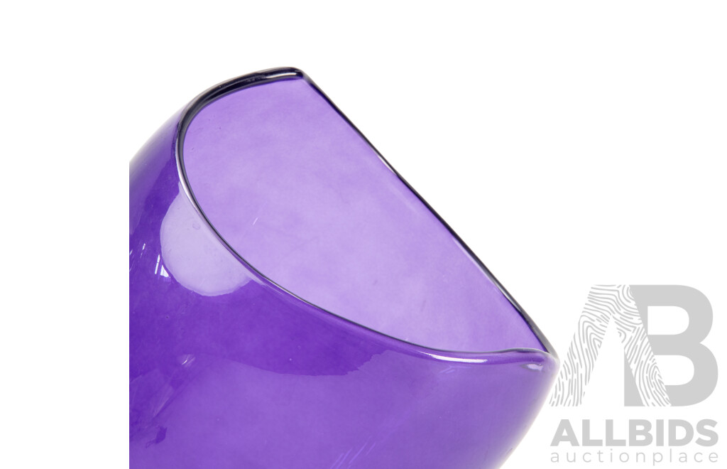 Pair of Matched Portuguese Glass Vases