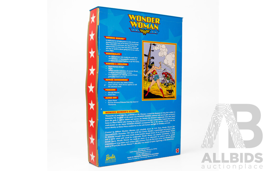 Boxed Collector Edition Wonder Woman Barbie