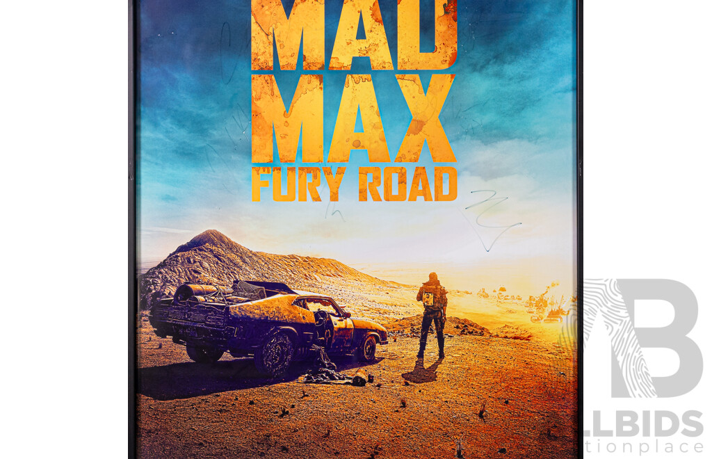 Framed Mad Max Fury Road Movie Poster