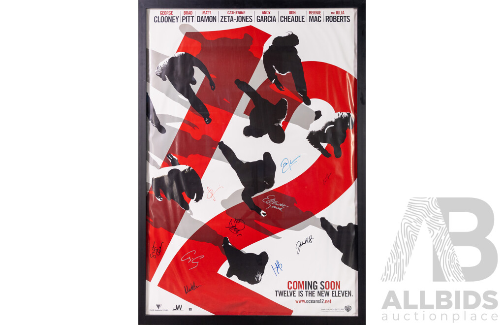 Framed Oceans 12 Movie Poster