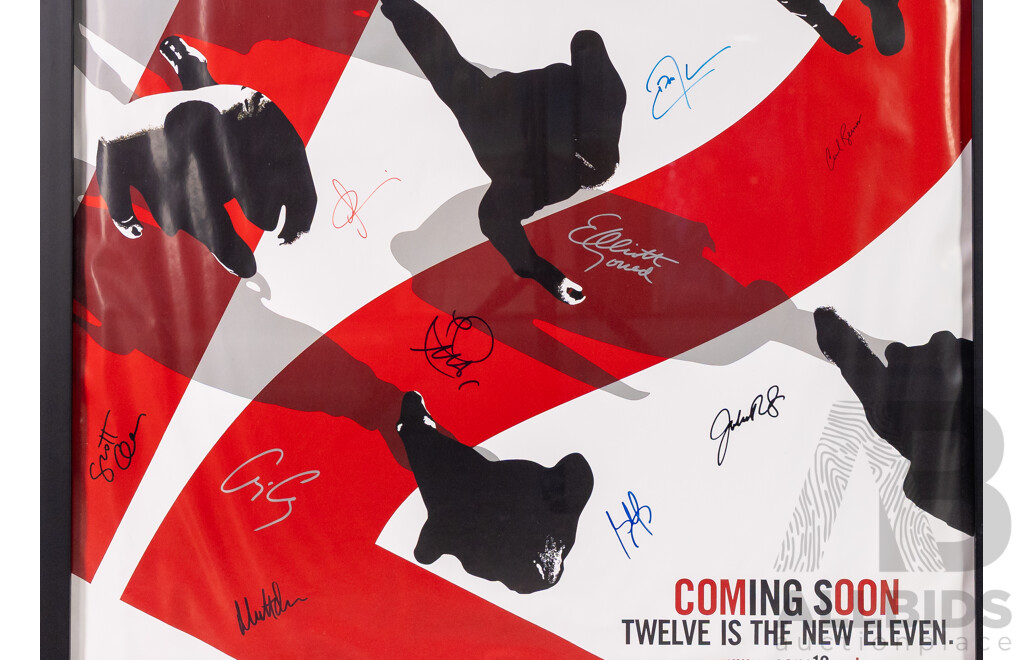 Framed Oceans 12 Movie Poster