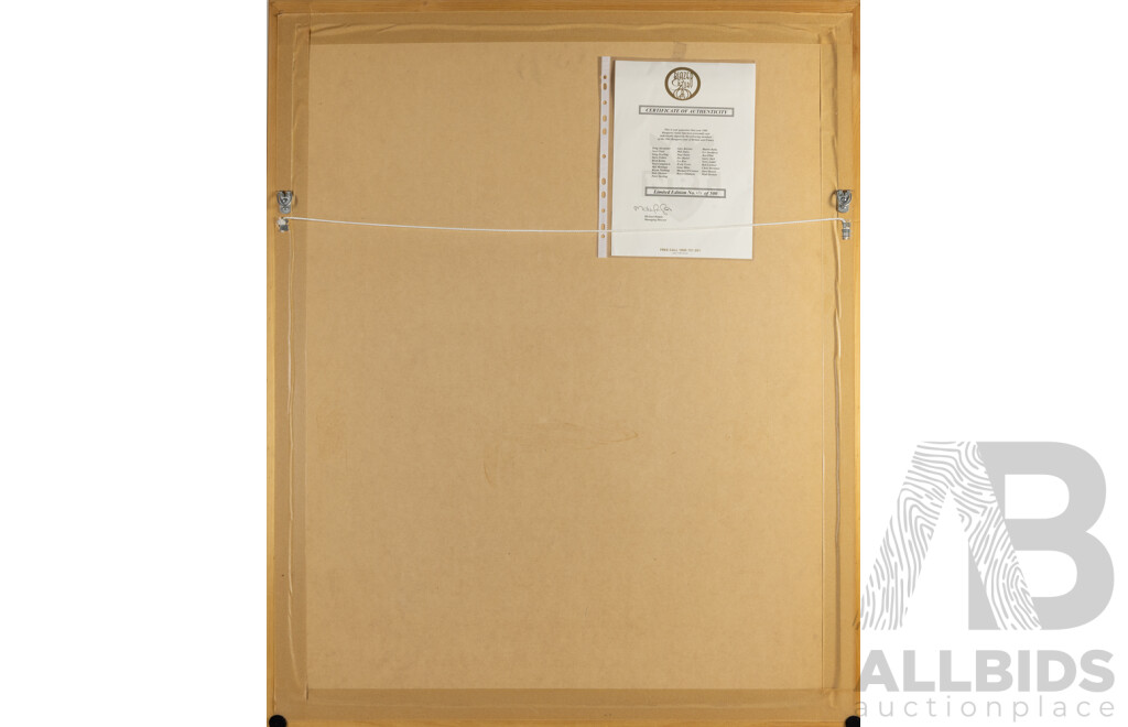 1986 Kangaroo Tour ‘Invincibles - The Return’ Multi-Signed Jersey (Ltd Ed 500, COA)