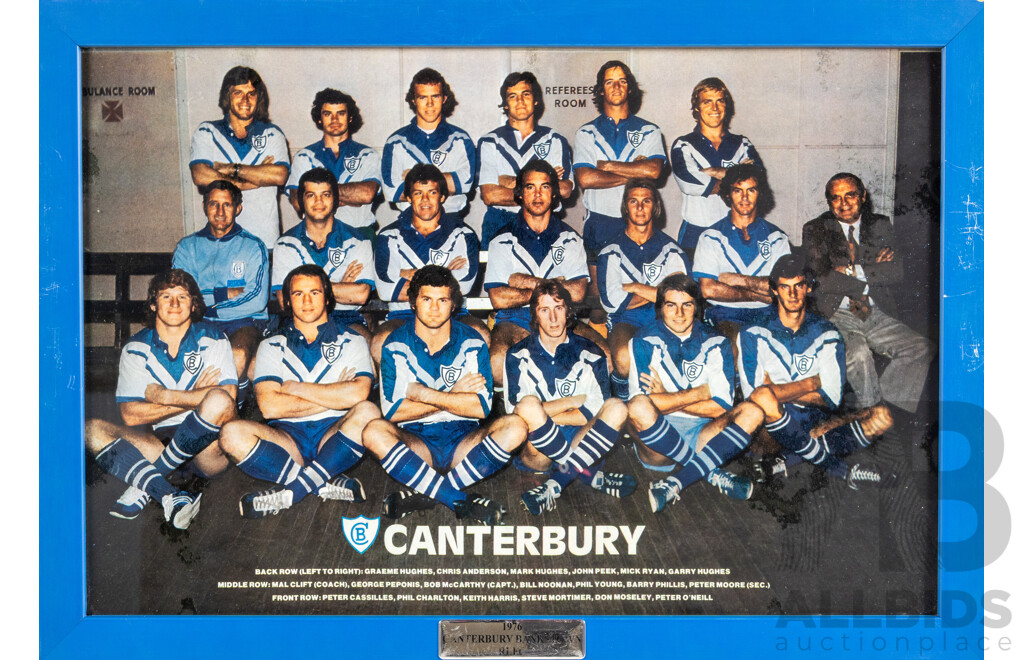Collection of Canterbury Bankstown Bulldogs Team Photo Prints