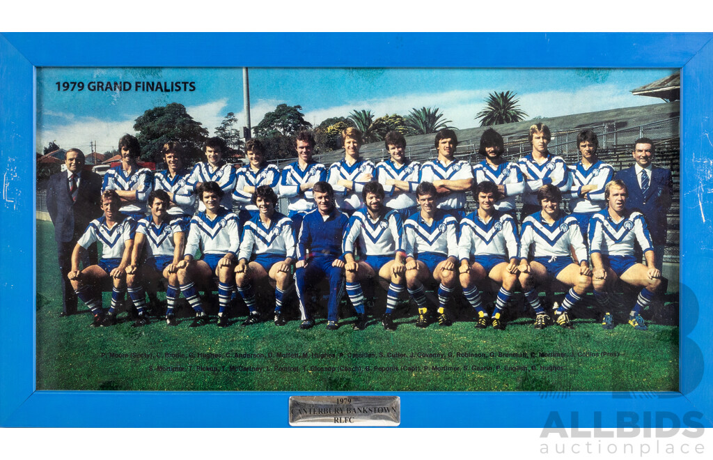 Collection of Canterbury Bankstown Bulldogs Team Photo Prints