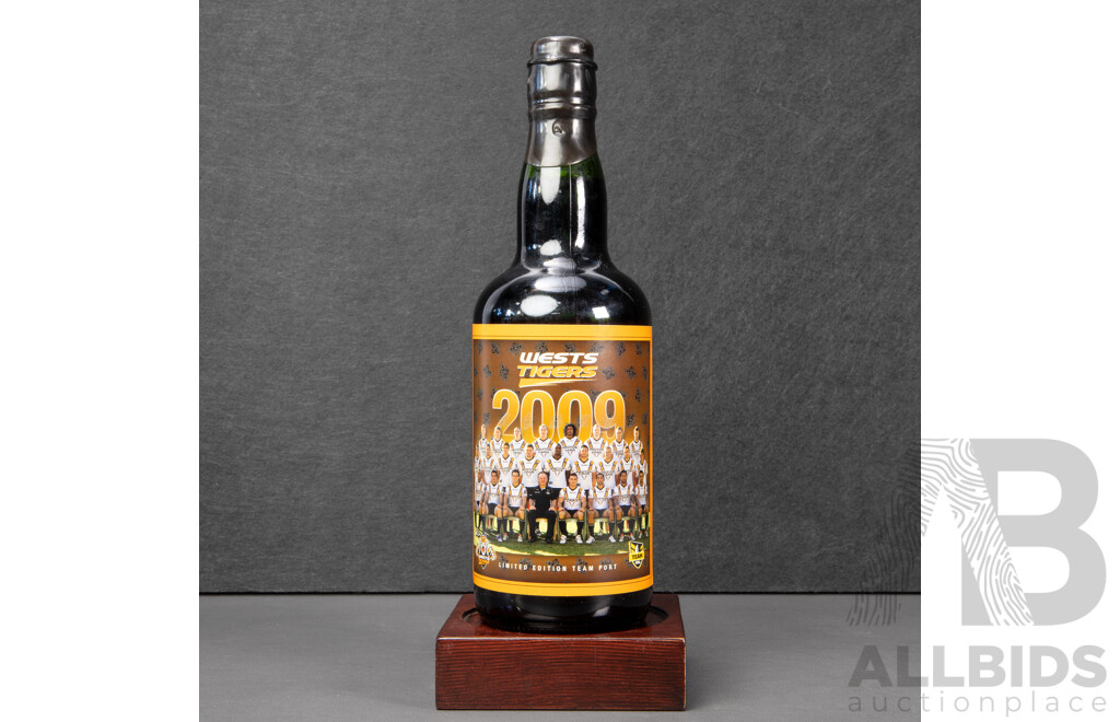 Collection of Eight West Tigers Themed Ports