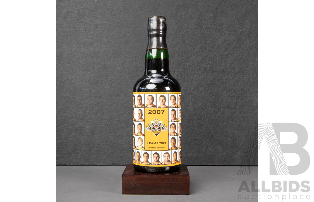 Collection of Eight West Tigers Themed Ports