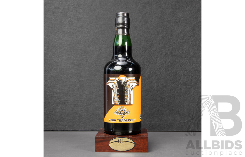 Collection of Eight West Tigers Themed Ports