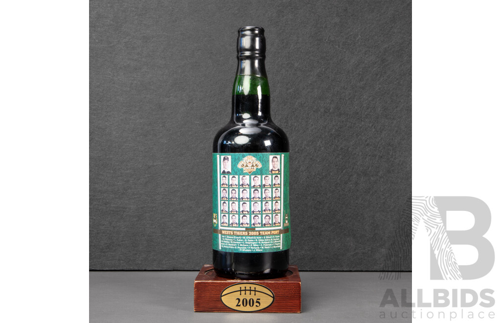 Collection of Eight West Tigers Themed Ports