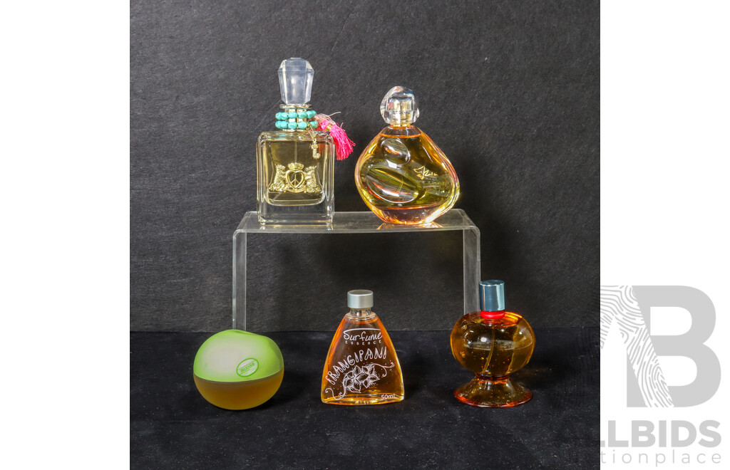 Collection of Five Women's Perfumes