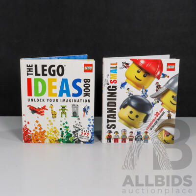 Lot of Two LEGO Reference Books, LEGO Ideas and Standing Small (2)