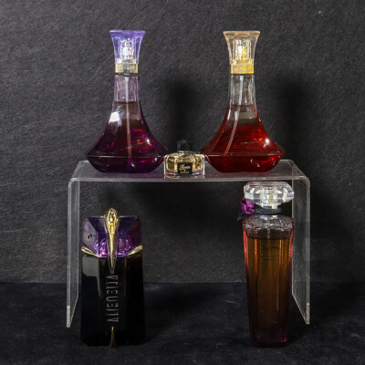 Collection of Four Women's Perfumes and Samples Vial