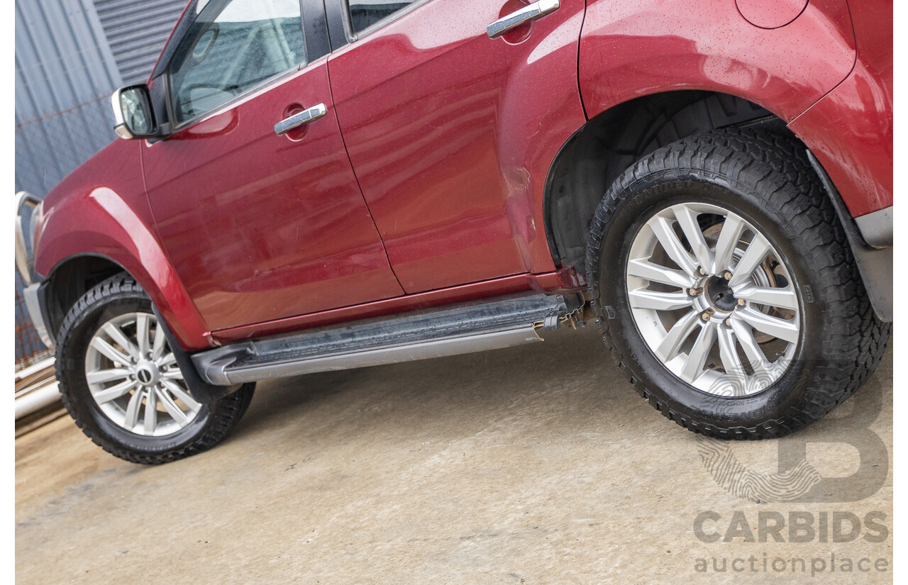 05/2018 Isuzu MU-X LS-U (4x4) UC MY18 4D Wagon Red Turbo Diesel 3.0L