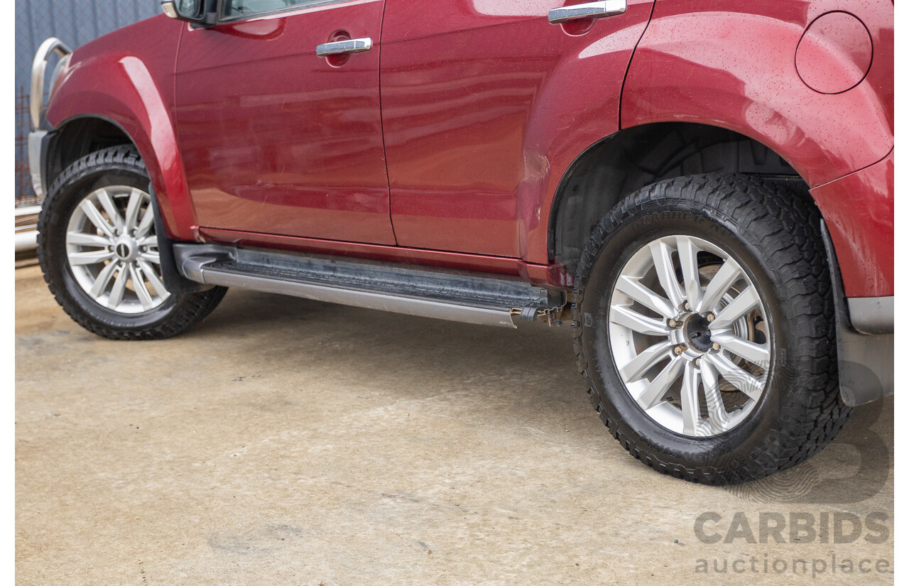 05/2018 Isuzu MU-X LS-U (4x4) UC MY18 4D Wagon Red Turbo Diesel 3.0L