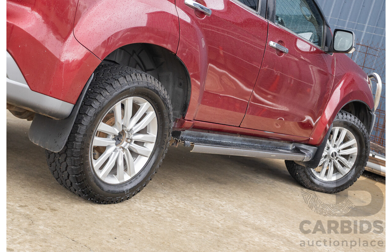 05/2018 Isuzu MU-X LS-U (4x4) UC MY18 4D Wagon Red Turbo Diesel 3.0L