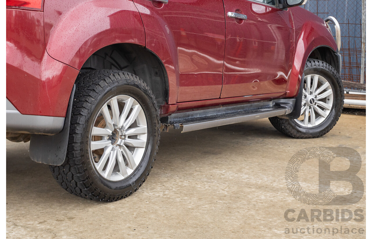 05/2018 Isuzu MU-X LS-U (4x4) UC MY18 4D Wagon Red Turbo Diesel 3.0L
