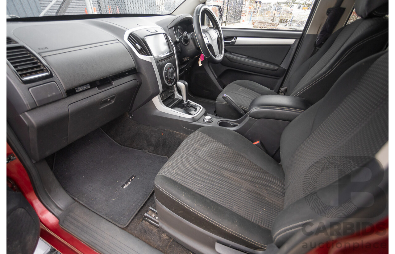 05/2018 Isuzu MU-X LS-U (4x4) UC MY18 4D Wagon Red Turbo Diesel 3.0L