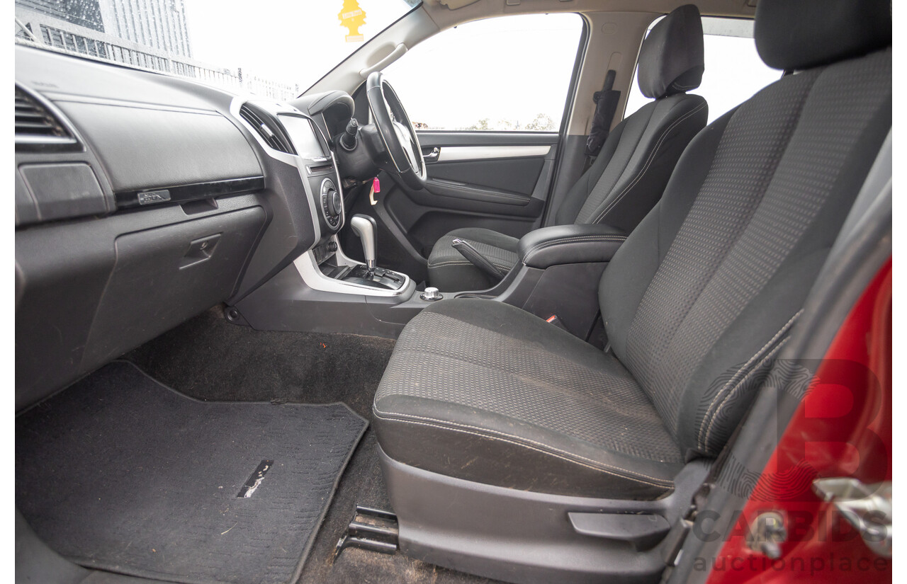 05/2018 Isuzu MU-X LS-U (4x4) UC MY18 4D Wagon Red Turbo Diesel 3.0L