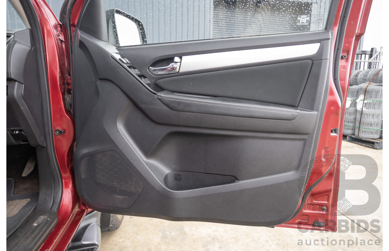 05/2018 Isuzu MU-X LS-U (4x4) UC MY18 4D Wagon Red Turbo Diesel 3.0L