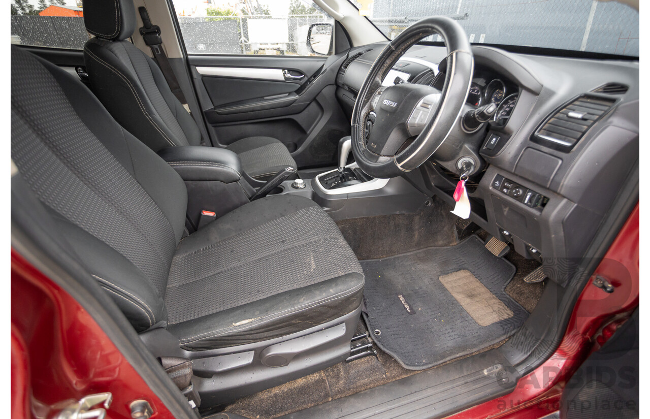05/2018 Isuzu MU-X LS-U (4x4) UC MY18 4D Wagon Red Turbo Diesel 3.0L