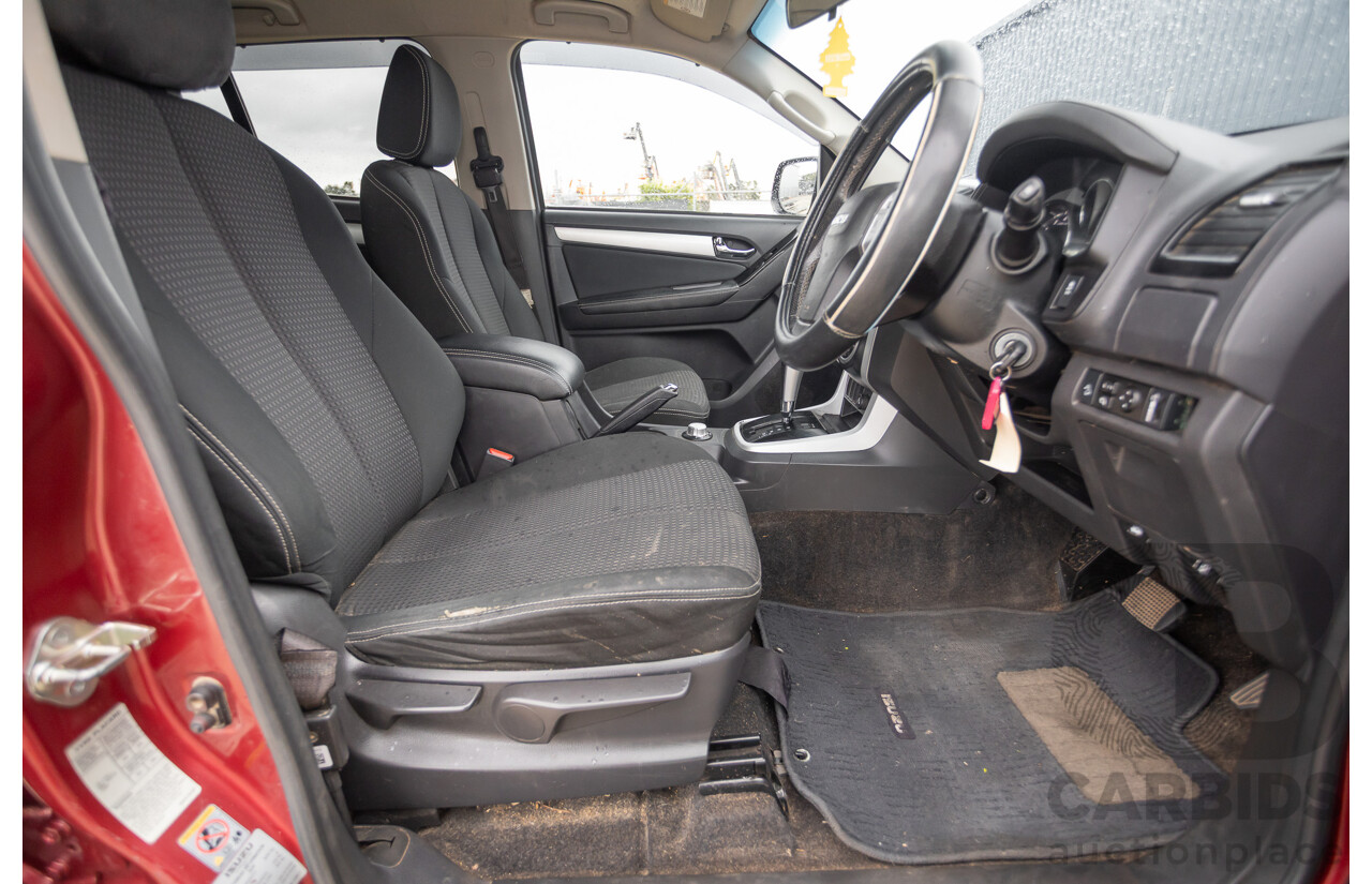 05/2018 Isuzu MU-X LS-U (4x4) UC MY18 4D Wagon Red Turbo Diesel 3.0L