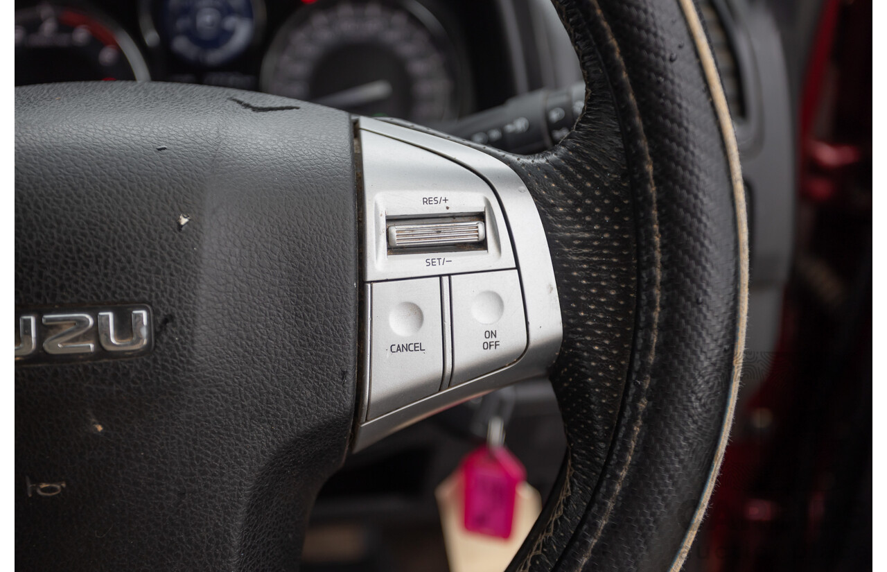 05/2018 Isuzu MU-X LS-U (4x4) UC MY18 4D Wagon Red Turbo Diesel 3.0L