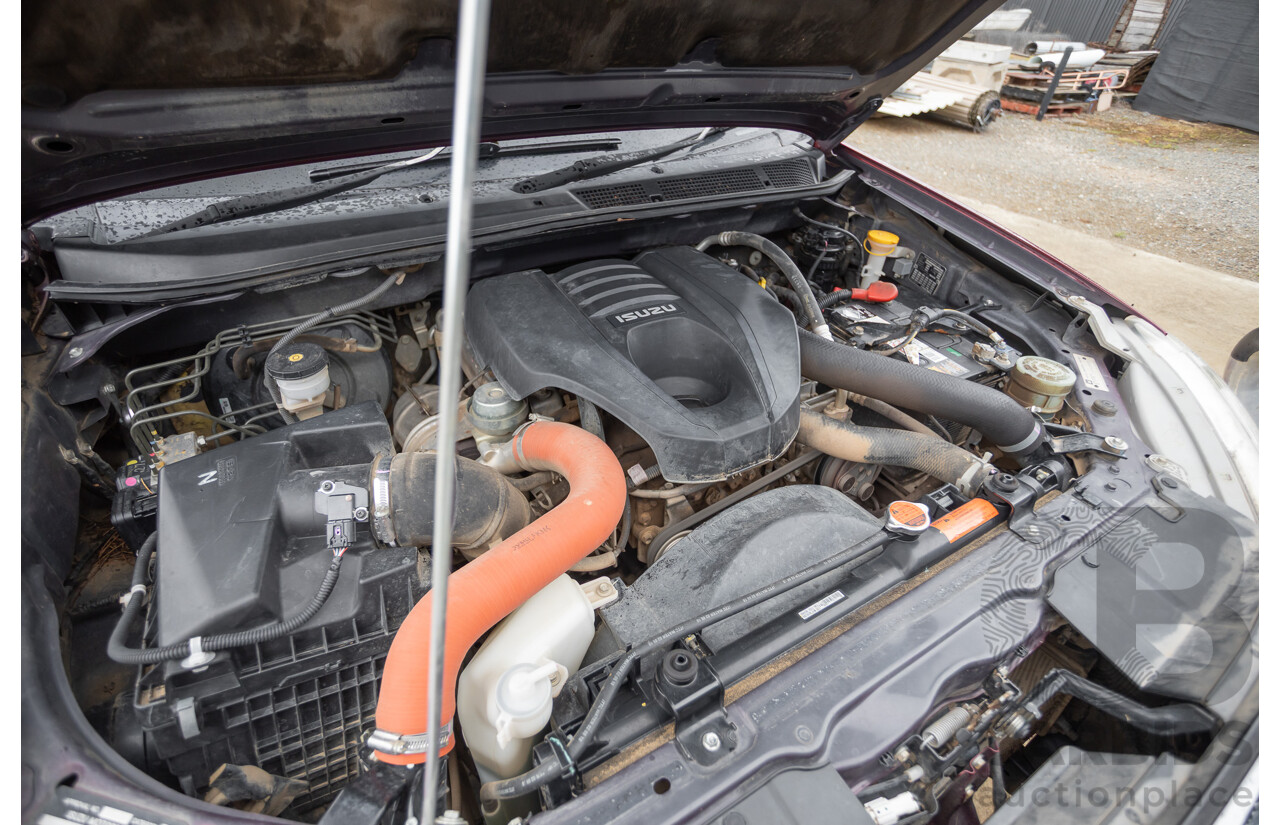 05/2018 Isuzu MU-X LS-U (4x4) UC MY18 4D Wagon Red Turbo Diesel 3.0L