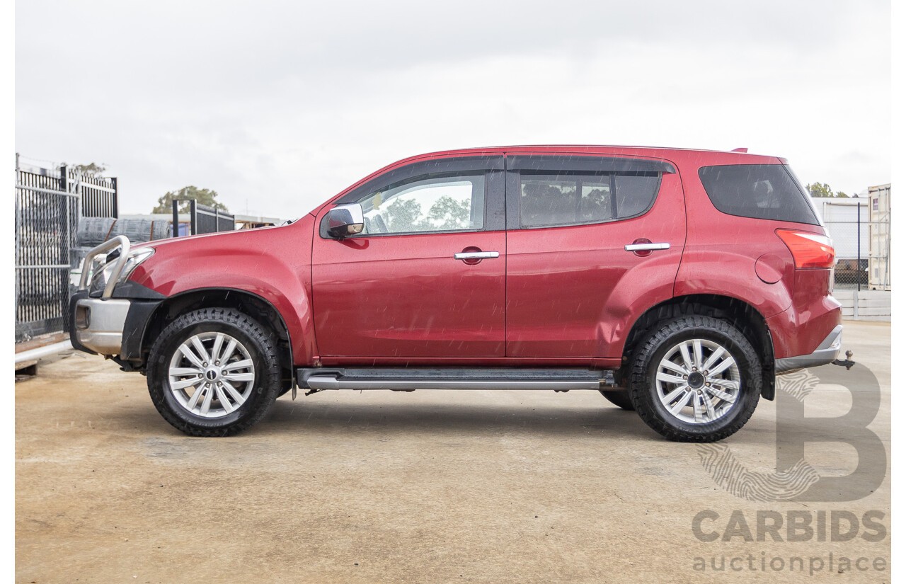 05/2018 Isuzu MU-X LS-U (4x4) UC MY18 4D Wagon Red Turbo Diesel 3.0L
