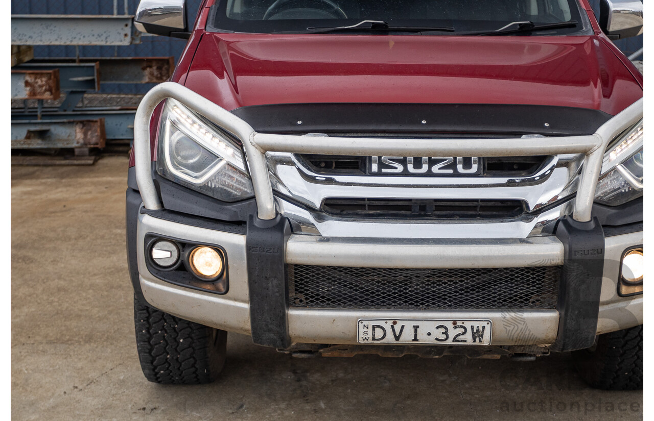 05/2018 Isuzu MU-X LS-U (4x4) UC MY18 4D Wagon Red Turbo Diesel 3.0L