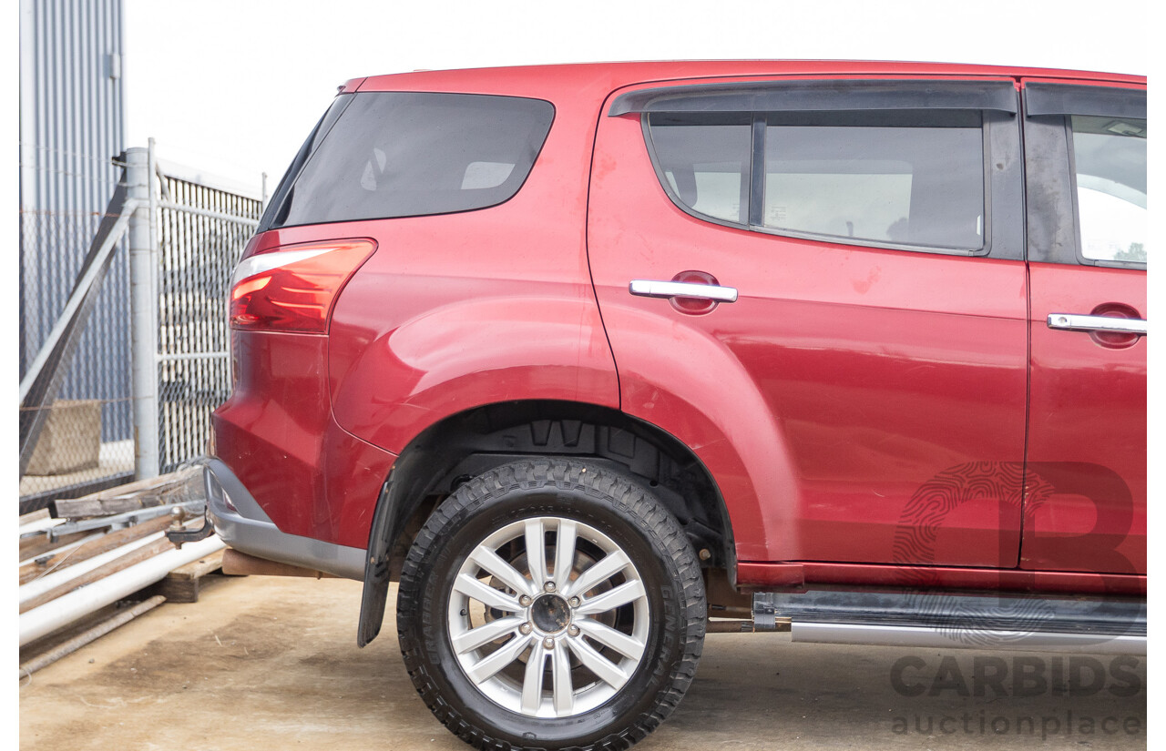05/2018 Isuzu MU-X LS-U (4x4) UC MY18 4D Wagon Red Turbo Diesel 3.0L
