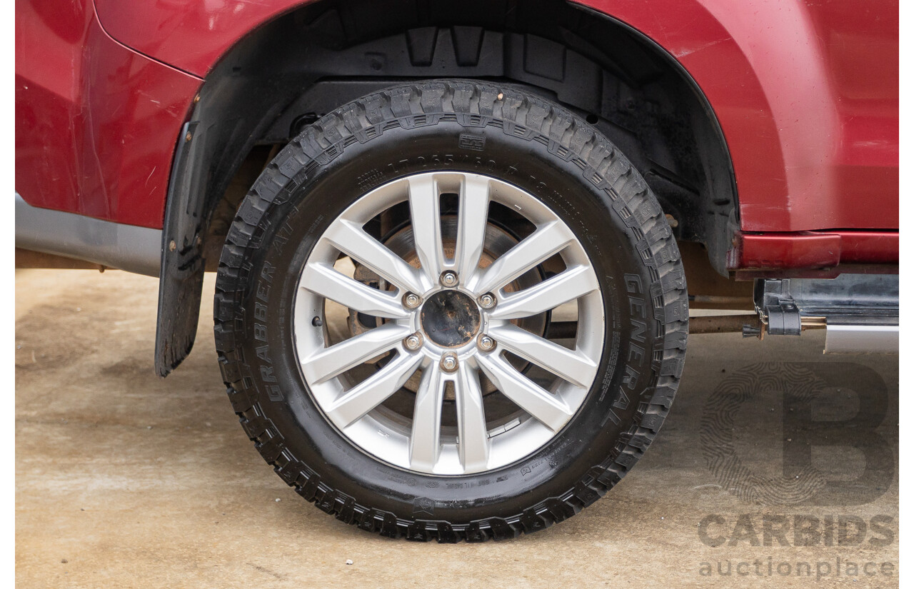 05/2018 Isuzu MU-X LS-U (4x4) UC MY18 4D Wagon Red Turbo Diesel 3.0L